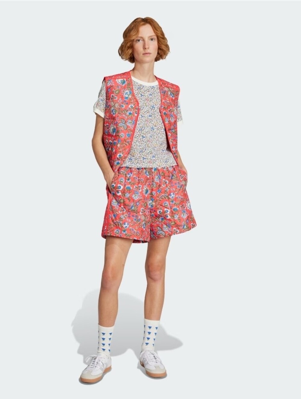 adidas Originals x Liberty London Quilted Shorts Size Medium